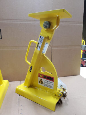 A Yellow Stand Featuring a Yellow Handle, Designed for Stability and Ease of Use in Various Applications.