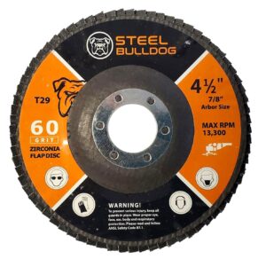 4-1/2″ Premium Zirconia Flap Disc - 10 Pack - Image 6