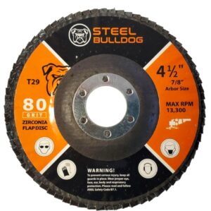 4-1/2″ Premium Zirconia Flap Disc - 10 Pack - Image 5